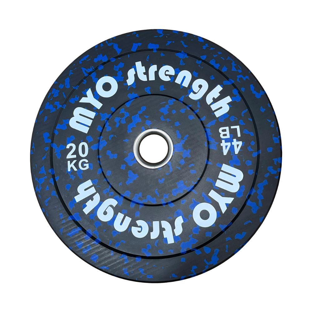 MYO Strength Olympic Rubber Speckled Bumper Plates