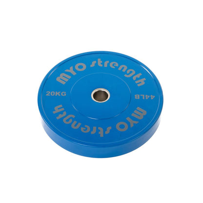MYO Strength Olympic Solid Rubber Coloured Bumper Plates