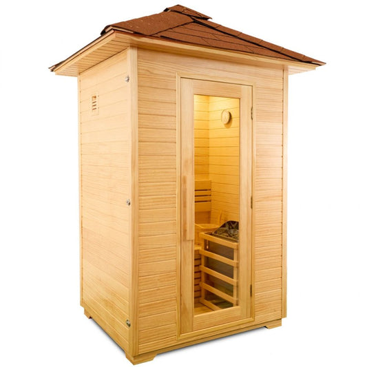 Global Relax Dharani S2 Outdoor Full Body Sauna 2 Persons