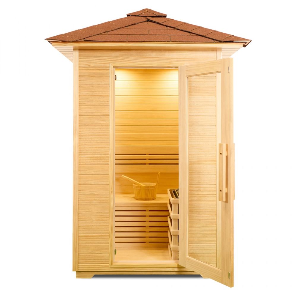 Global Relax Dharani S2 Outdoor Full Body Sauna 2 Persons