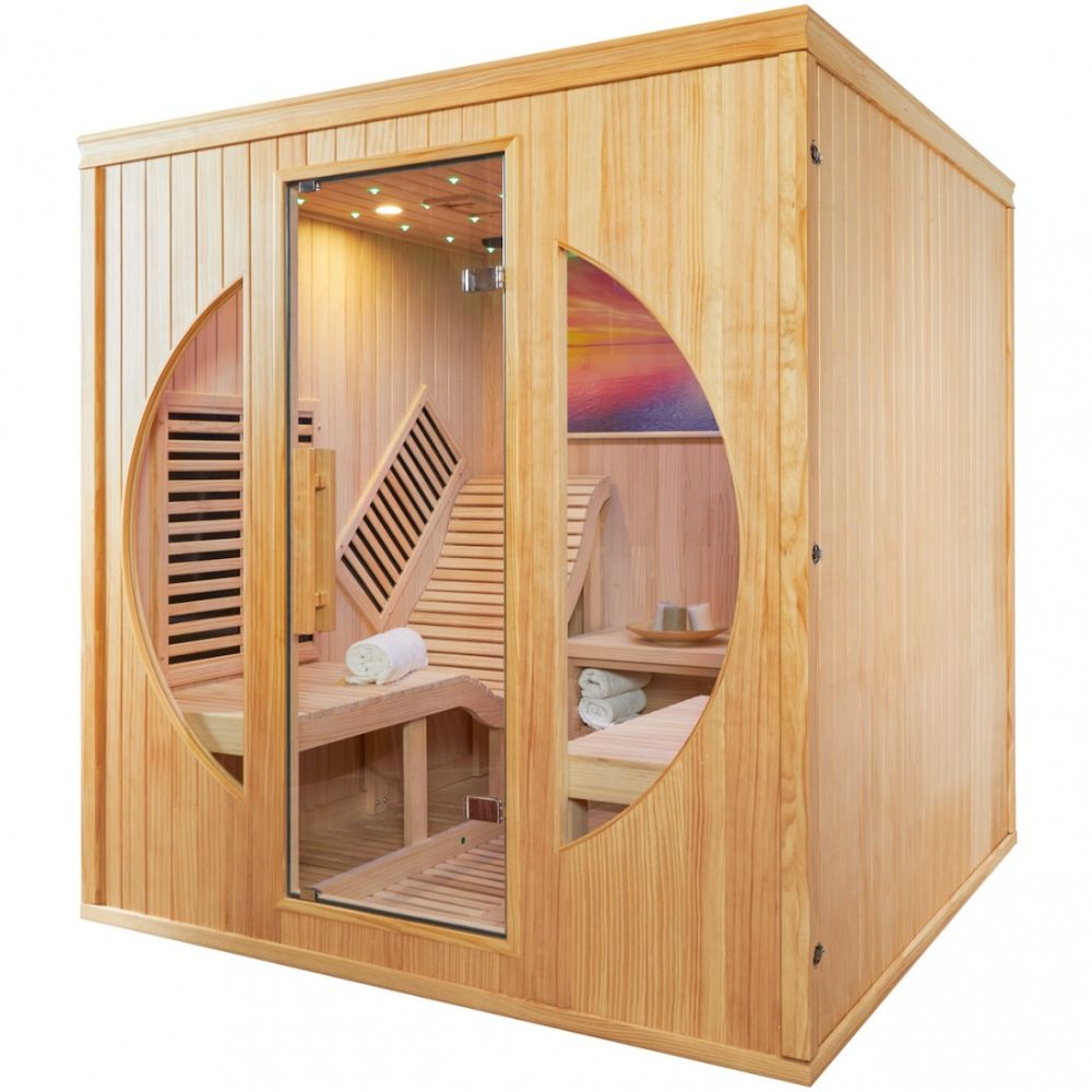 Global Relax Dharani S2 Pluss Full Body Sauna 2 Persons with extended seats