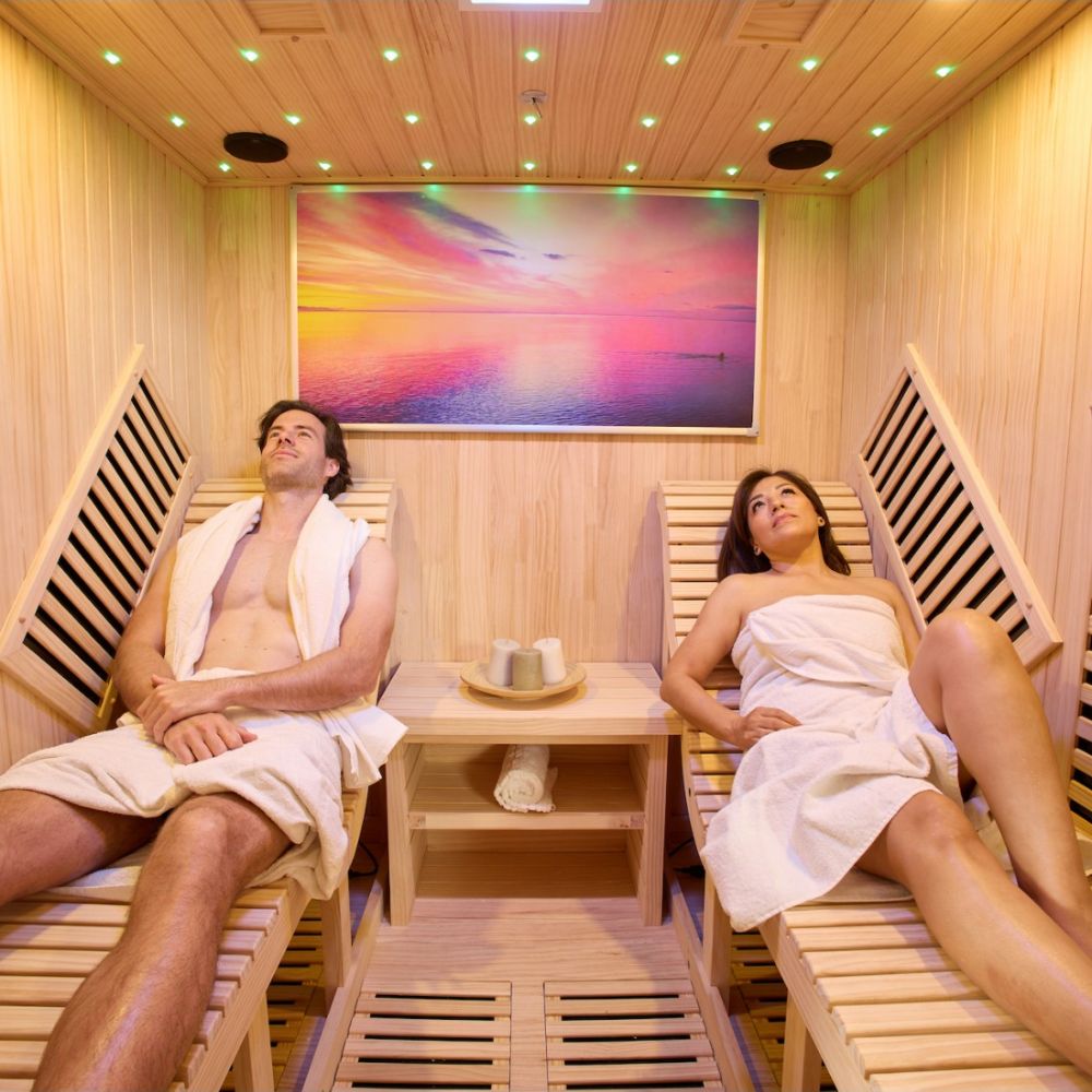 Global Relax Dharani S2 Pluss Full Body Sauna 2 Persons with extended seats