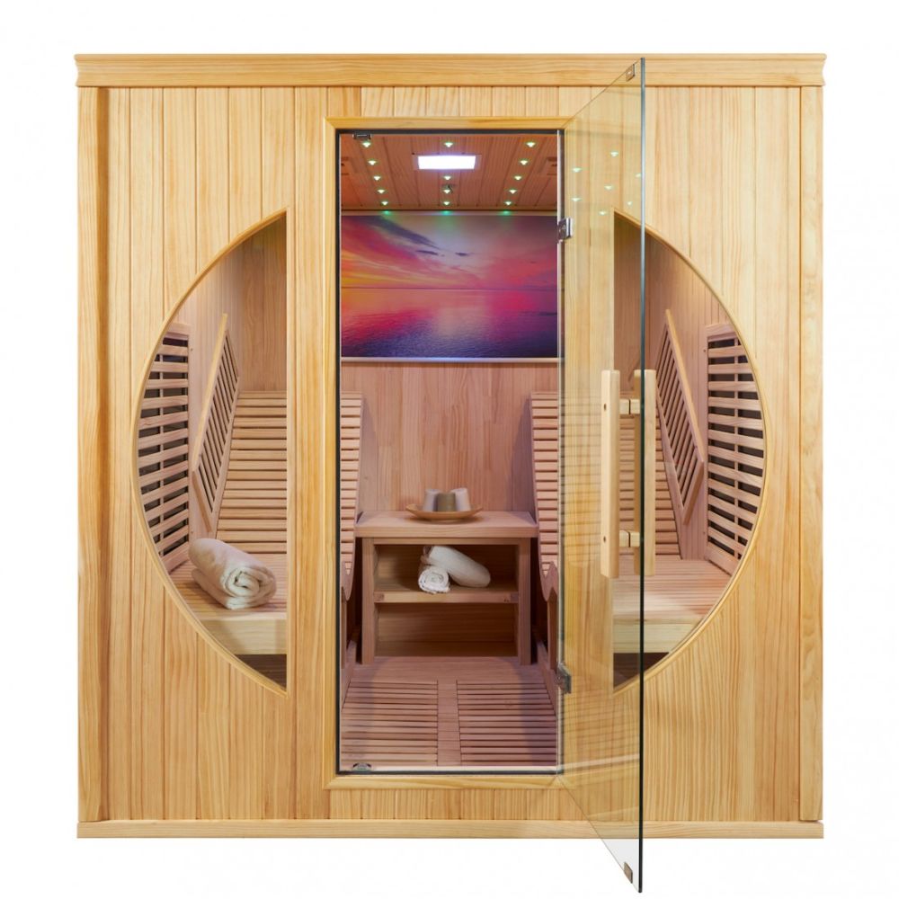 Global Relax Dharani S2 Pluss Full Body Sauna 2 Persons with extended seats