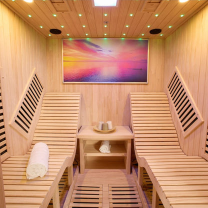 Global Relax Dharani S2 Pluss Full Body Sauna 2 Persons with extended seats