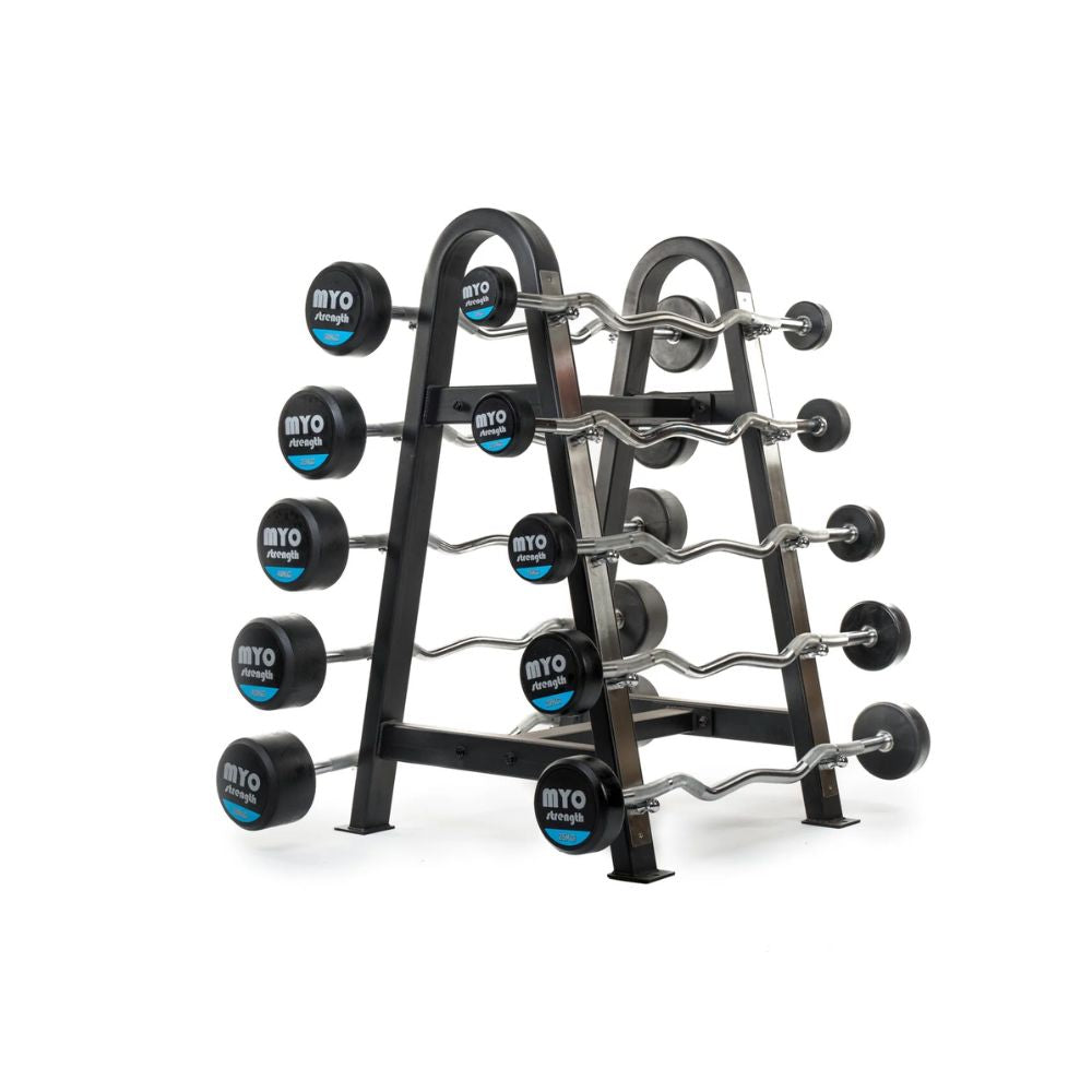 MYO Strength 10 Bar Double Sided Barbell Rack