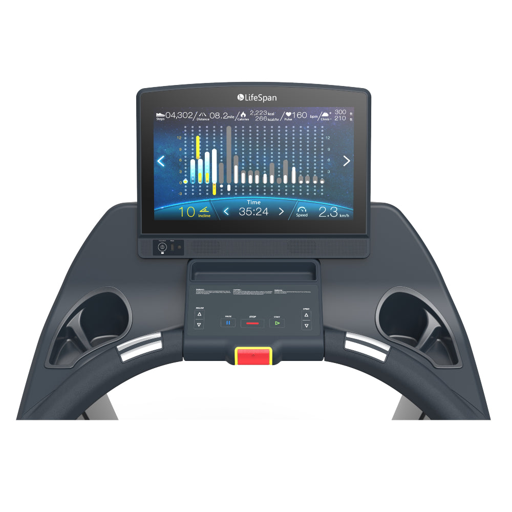 TR7000iM screen dashboard lifespan fitness treadmill loopband